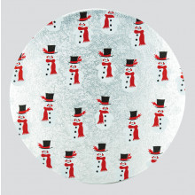 Xmas Cake Cards 23cm Round