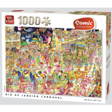1000pc Comic Puzzle Rio Carnival