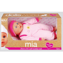 Dolls World Mia (25cm/10") 2 Assorted
