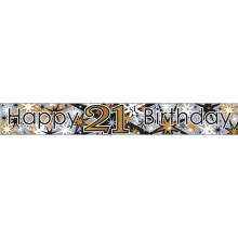 2.5m Party Banner Age 21 Male