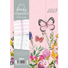 D0506 A5 Family Organiser Floral & B/Fly