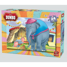 24pc Disney Puzzle Dumbo Assorted