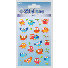 PVC Stickers Owls