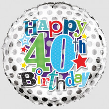 Foil Balloon Age 40 Male