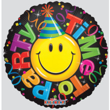 Time To Party Foil Balloon