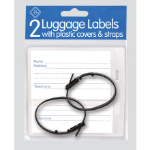 Luggage Labels with Covers/Straps
