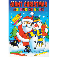 Giant Christmas Colouring Book
