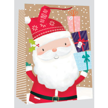 Gift Bag Santa Super Jumbo
