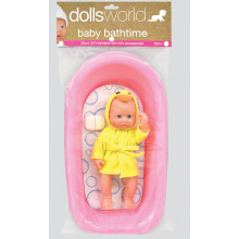 Dolls World Baby Bathtime (25cm/10")