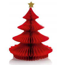 Honeycomb Tree With Star 35x25cm