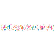 2.5m Party Banner Birthday Female
