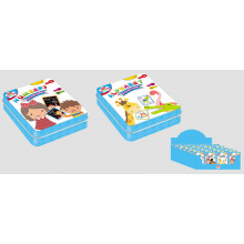 Alphabet/Numbers Flash Cards in Tin Asst