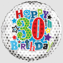 Foil Balloon Age 30 Male