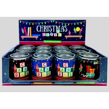 Scented Candle In Tin Asst