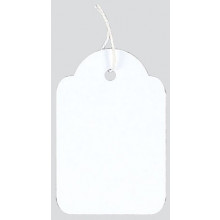 Strung Tags 28x43mm Pack 100