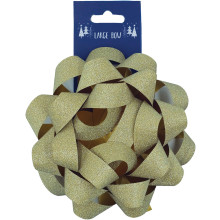 Large Gold Glitter Bows 15cm