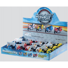 Diecast Pull back Motorcycles Assorted