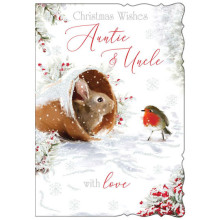 Nan & Grandad Trad 50 Xmas Card