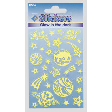 Sticker Glow In The Dark Stars & Planets