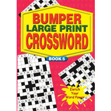 A4 Bumper Large Print Crossword 2 Asstd