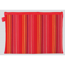 A4 Zip Up Multicolour Mesh Bag Assorted