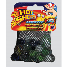 Hot Shots Assorted Metallic Marbles 50+2