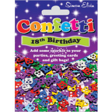 Confetti 18th Birthday CON804