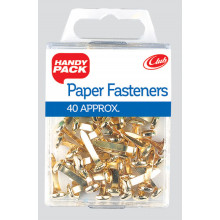 Brassed Paper Fasteners Handy Pack