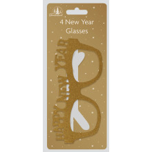 Pack 4 Happy New Year Glasses
