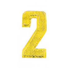 Roman Labels Gold Numerals No.2