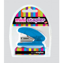 Translucent Mini Stapler w/ 26/6 Staples