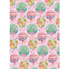 Flat Gift Wrap Female Circles GW2550