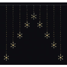 1.2M Snowflake Curtain Light