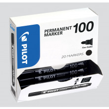 Pilot 100 Marker Fine Bullet Tip Black