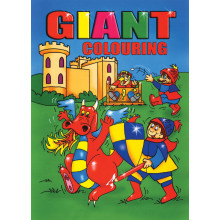 Giant Colouring Book 144 Pages 2 Asst