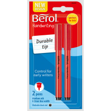 Berol Handwriting Pens Black Twin Pack