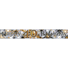 2.5m Party Banner Age 40 Male
