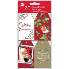 20 S/Adh Tags Elegant Traditions