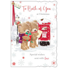 To Both Of You Cute 50 Xmas Card