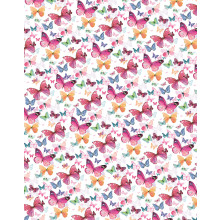 Flat Gift Wrap Female Butterflies GW2606