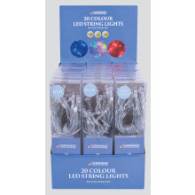20 LED String Lights Assorted