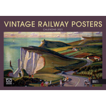 D1009 Calendar A4 Vintage Railway Poster
