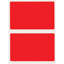 S/A LABELS REF.RED 50x80mm