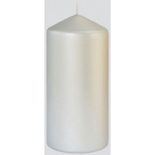 7x15cm Silver Pillar Candle