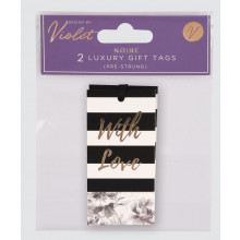 Gift Tags Noire 2pk