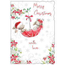 Grandma & Grandad Cute 50 Xmas Card