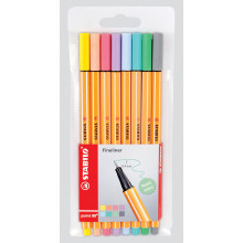 Stabilo Pastel Point 88 Pen Wlt 8