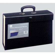 Foolscap Multi Purpose File Case - Black