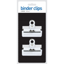 Large Binder Clips 2x76mm Carded