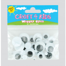 50 Assorted Wiggly Eyes